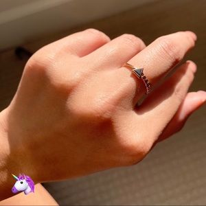 NEW Gold Triangle Stone Ring - 4 for $20!
